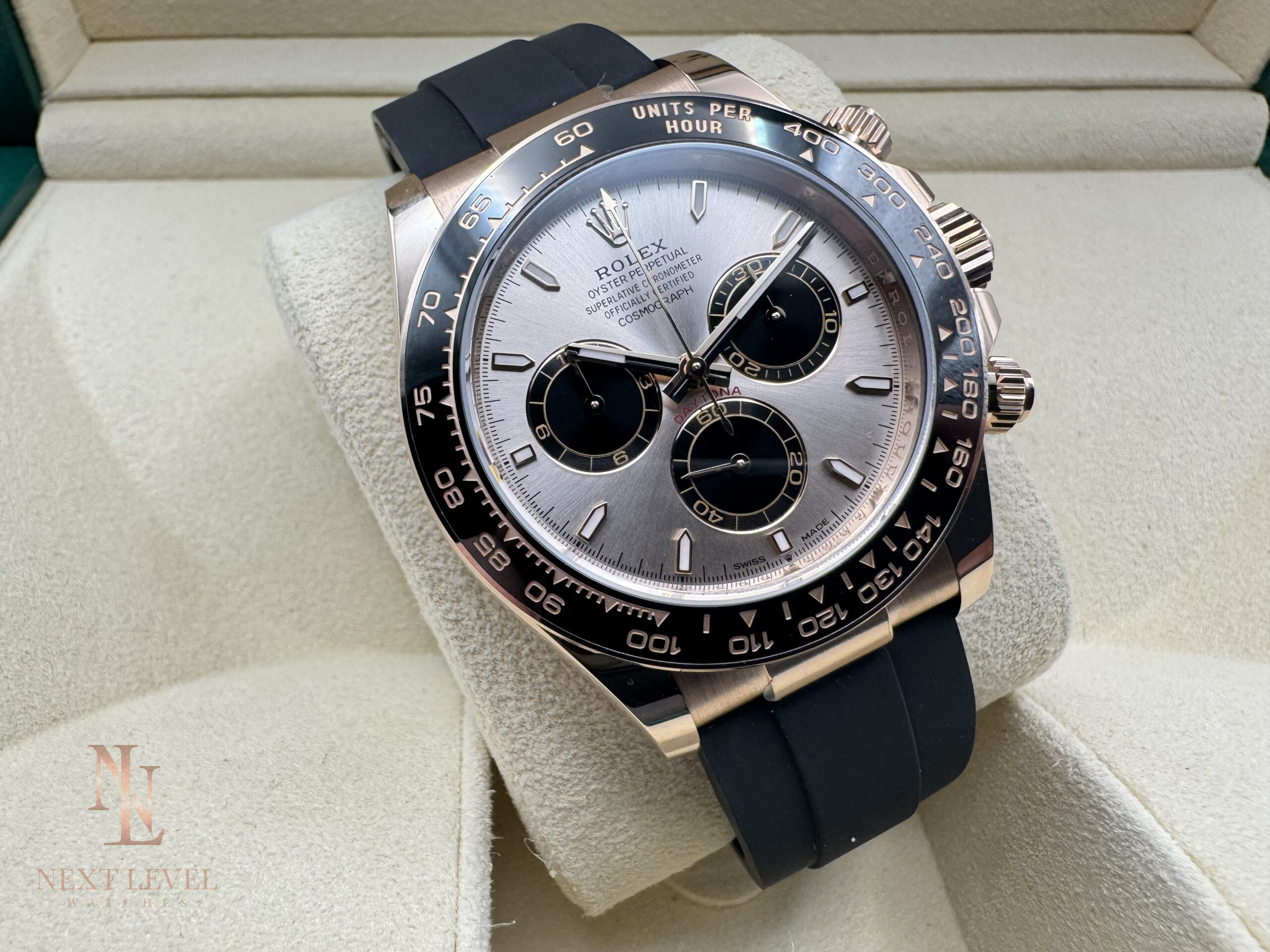 Rolex Daytona | Rose Gold | Oysterflex | Sundust Dial | New / Unworn | 2025