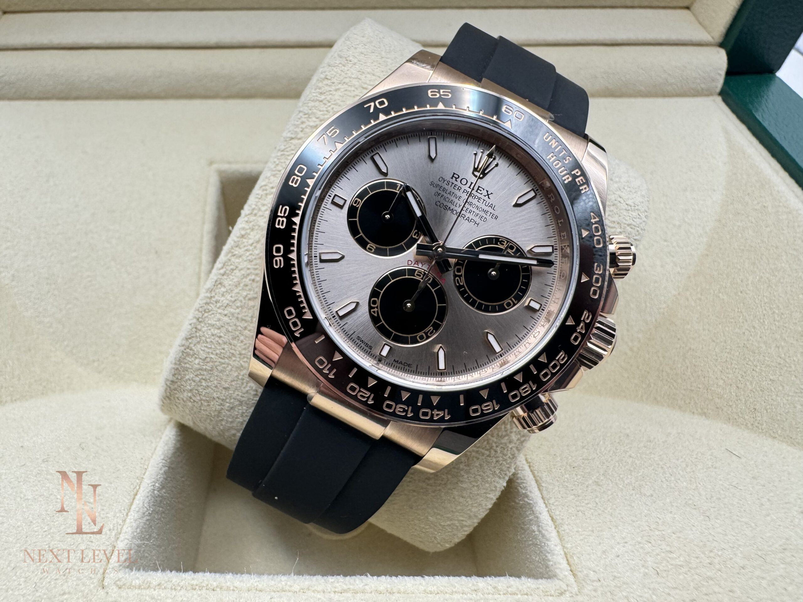 Rolex Daytona | Rose Gold | Oysterflex | Sundust Dial | New / Unworn | 2025 - Image 3
