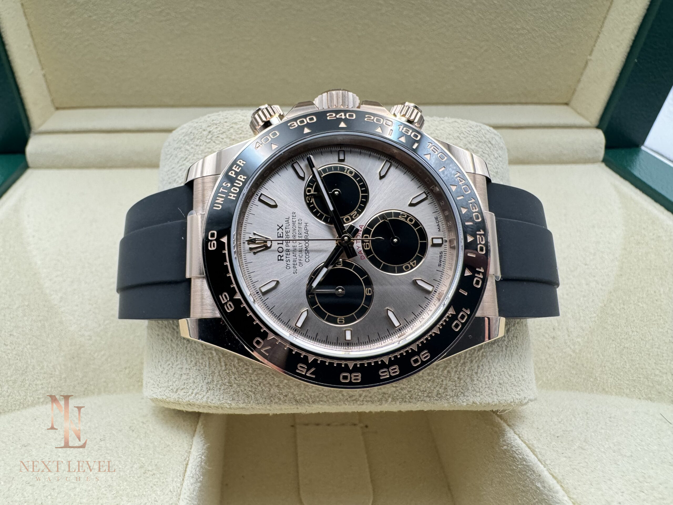 Rolex Daytona | Rose Gold | Oysterflex | Sundust Dial | New / Unworn | 2025 - Image 4
