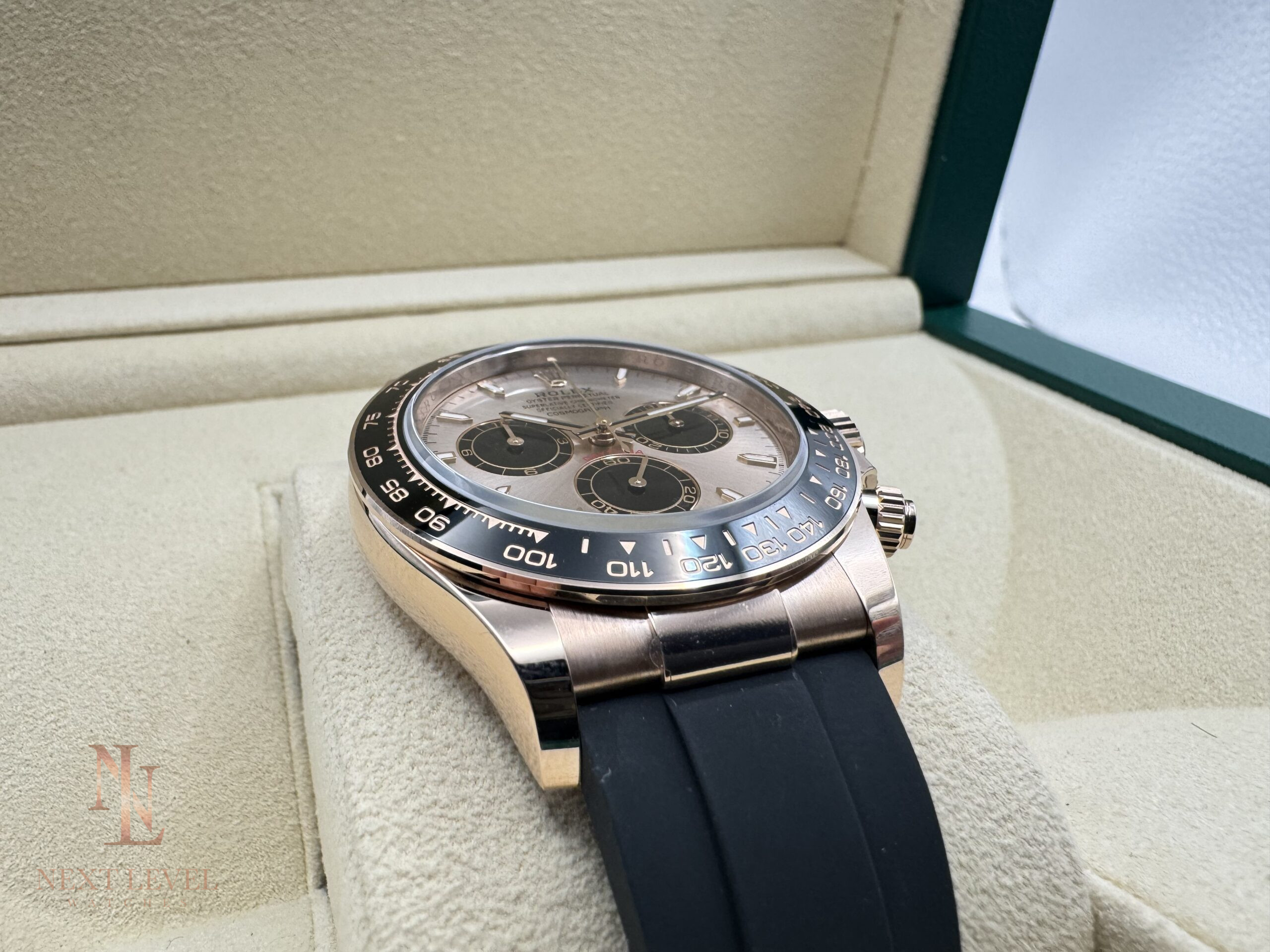 Rolex Daytona | Rose Gold | Oysterflex | Sundust Dial | New / Unworn | 2025 - Image 9