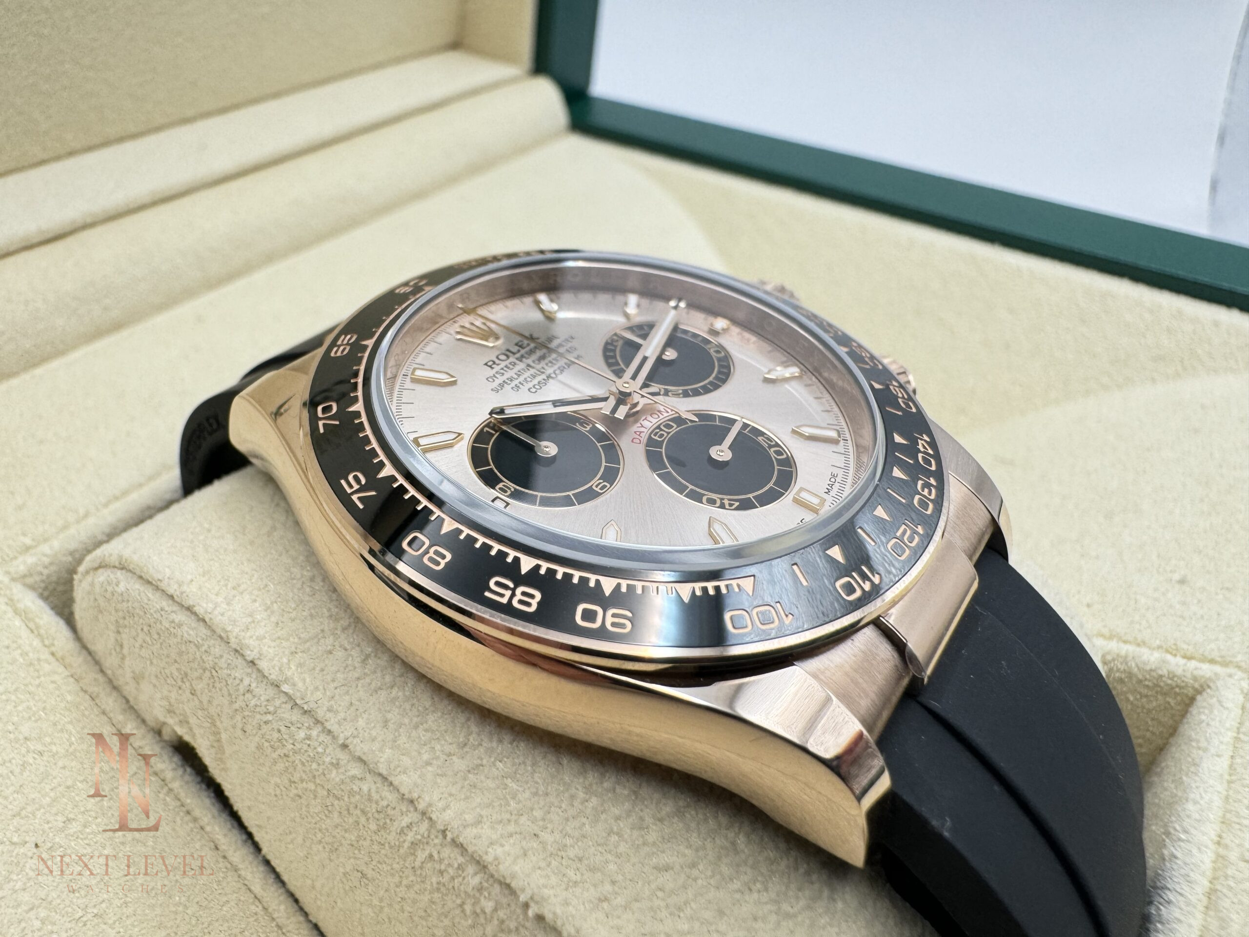 Rolex Daytona | Rose Gold | Oysterflex | Sundust Dial | New / Unworn | 2025 - Image 10