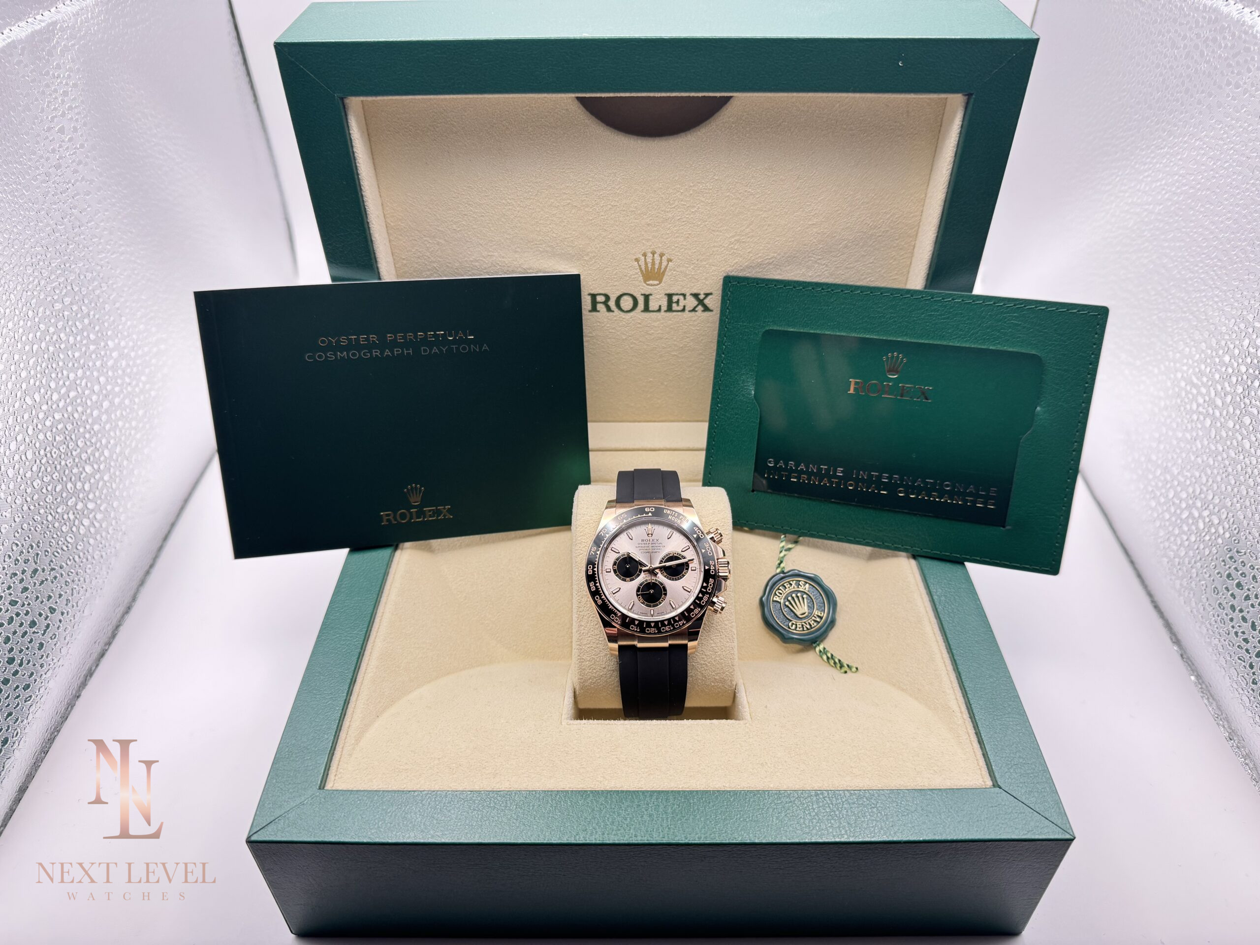 Rolex Daytona | Rose Gold | Oysterflex | Sundust Dial | New / Unworn | 2025 - Image 12