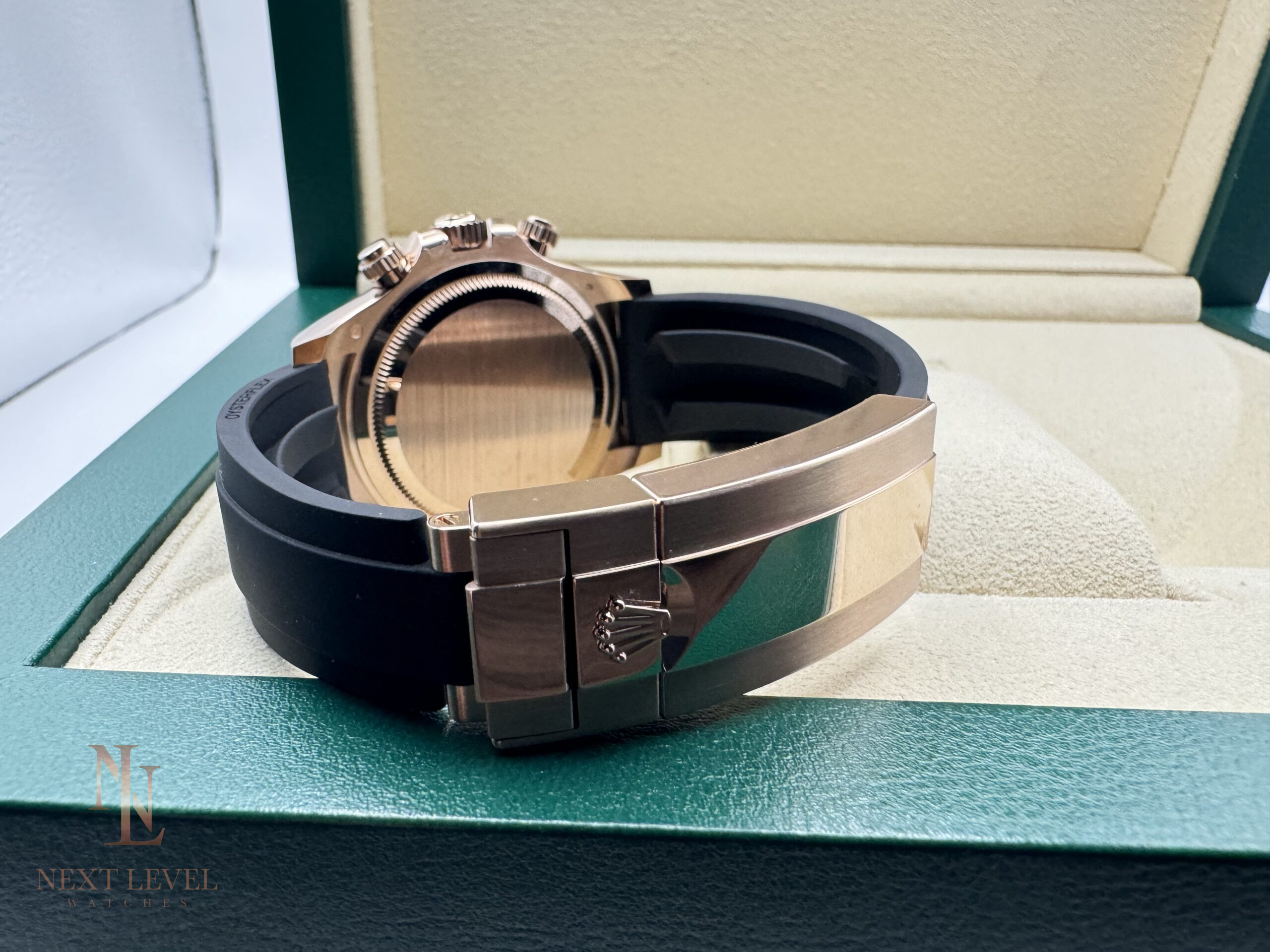 Rolex Daytona | Rose Gold | Oysterflex | Sundust Dial | New / Unworn | 2025 - Image 7