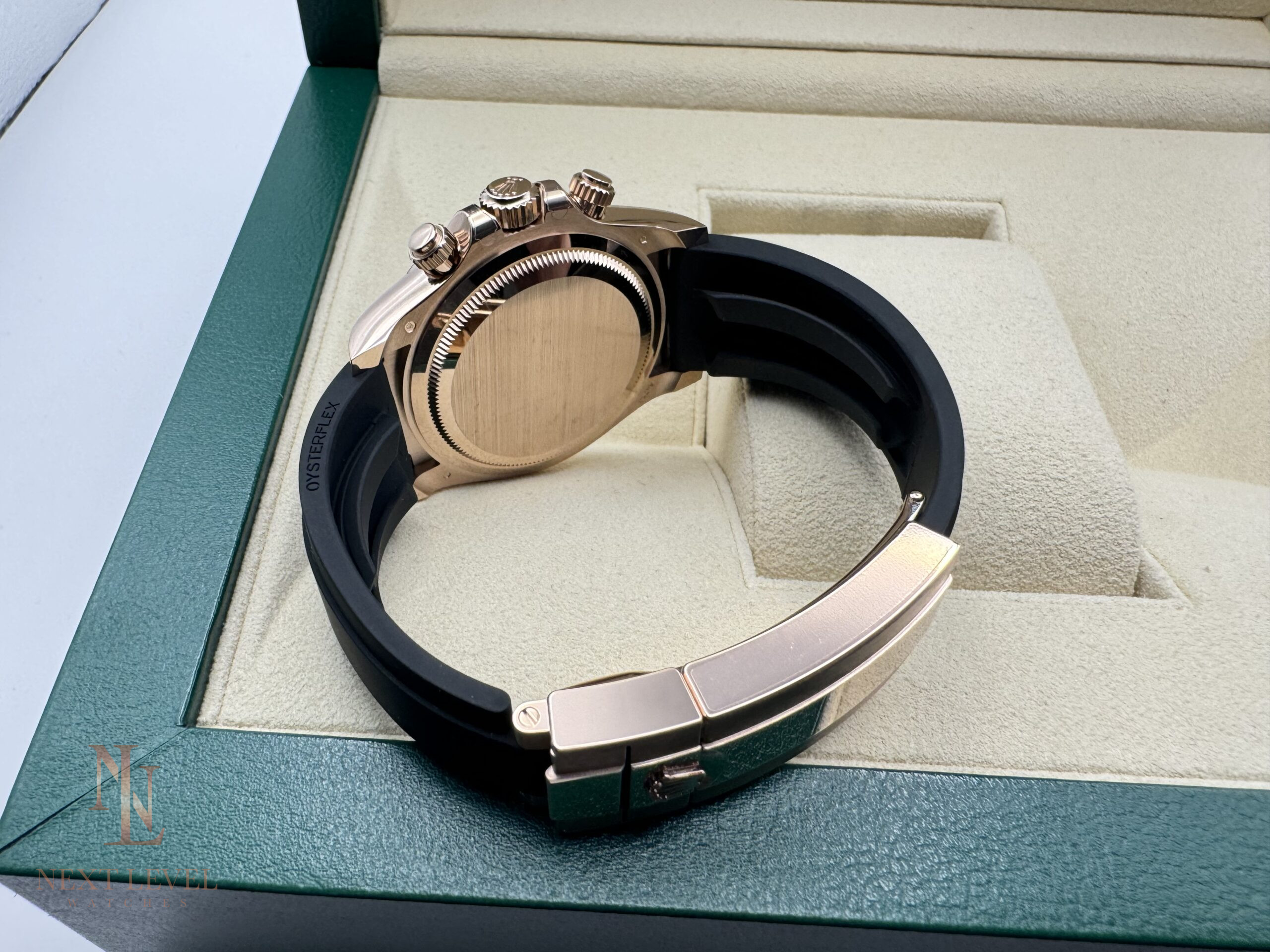 Rolex Daytona | Rose Gold | Oysterflex | Sundust Dial | New / Unworn | 2025 - Image 8